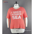 Ladie's basic striped t-shirt